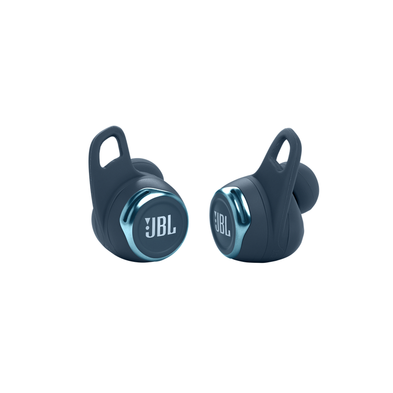 JBL Reflect Flow Pro - Blue - Waterproof true wireless Noise Cancelling active sport earbuds - Left image number null